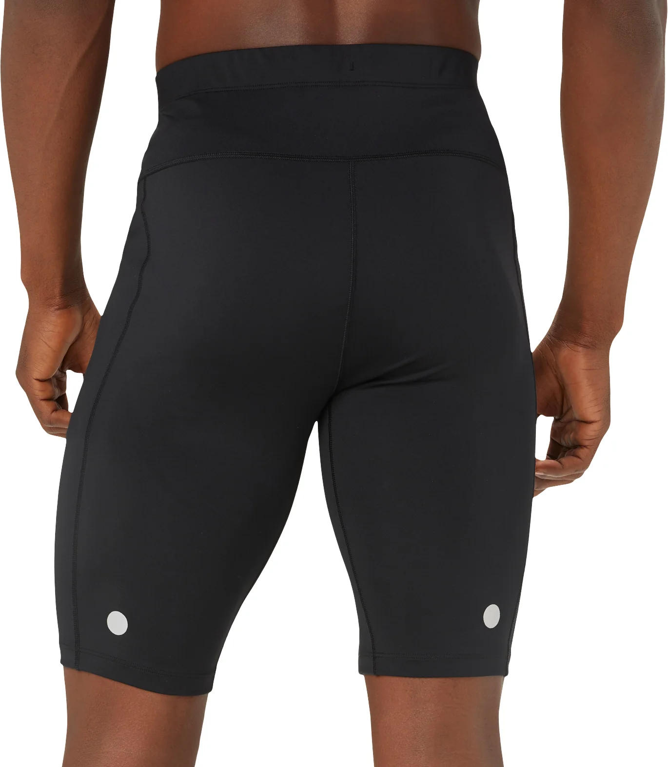 Asics Road Sprinter Mens Short Running Tights - Black - Image 2