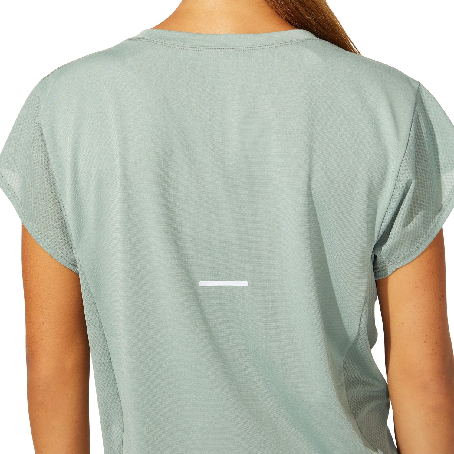 Asics SMSB Short Sleeve Womens Running Top - Grey - Image 5