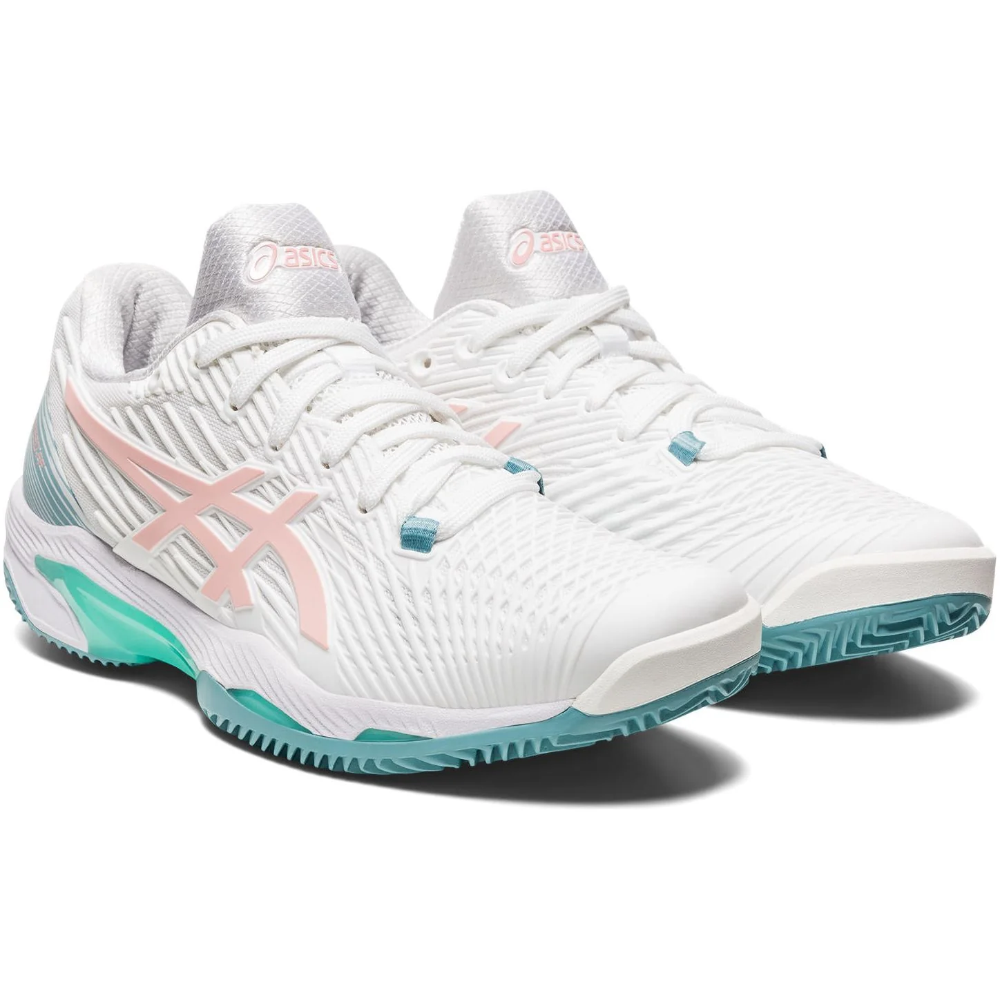 Asics Solution Speed FF 2 Clay Womens Tennis Shoes - White - Image 4