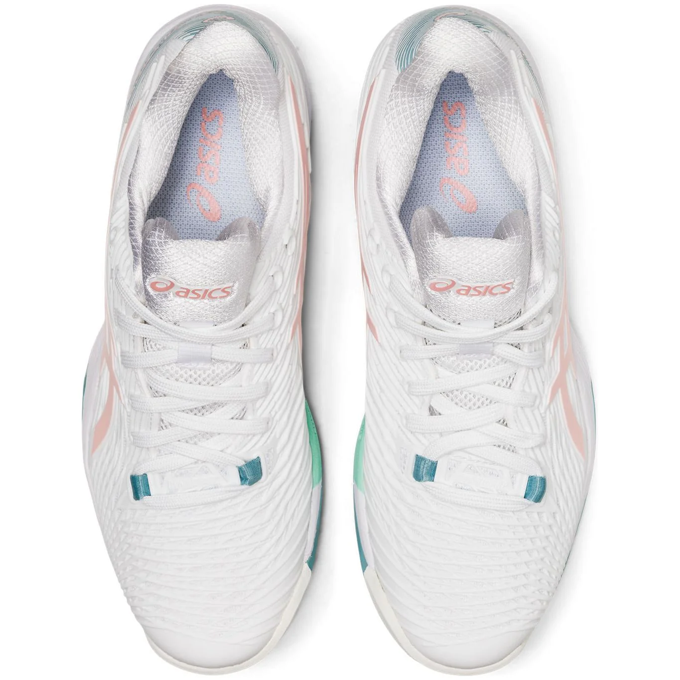 Asics Solution Speed FF 2 Clay Womens Tennis Shoes - White - Image 6