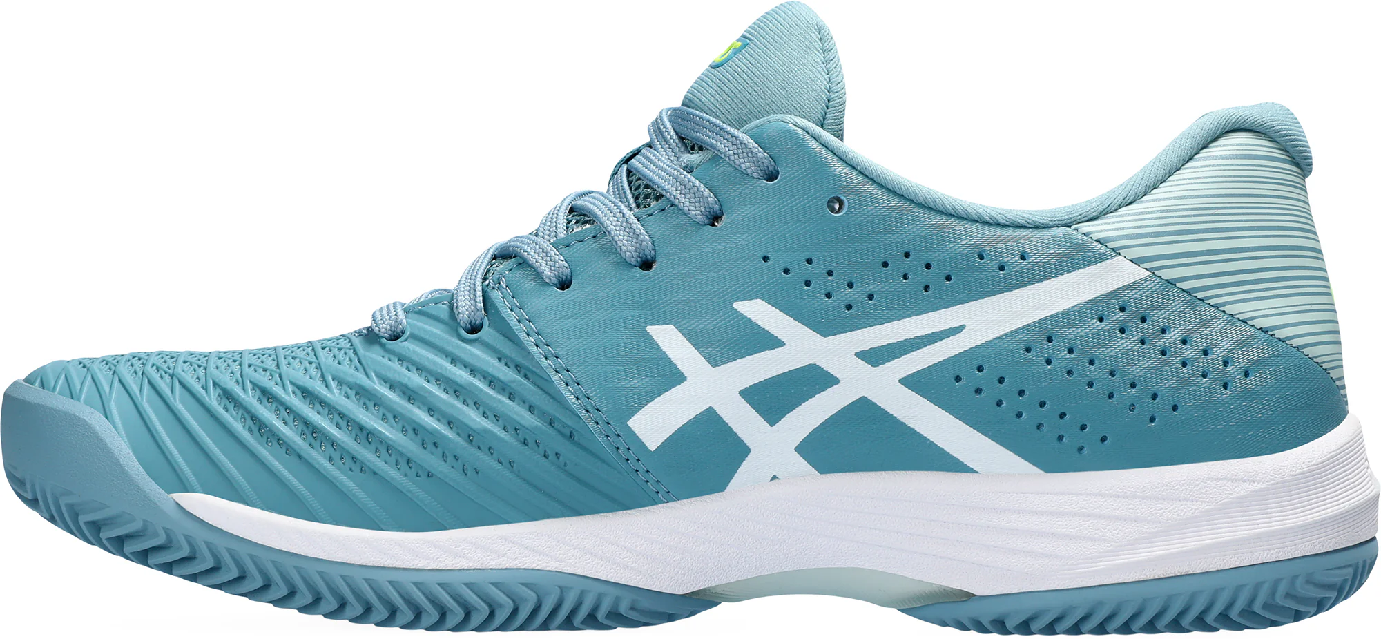 Asics Solution Swift FF Clay Womens Tennis Shoes - Blue - Image 3