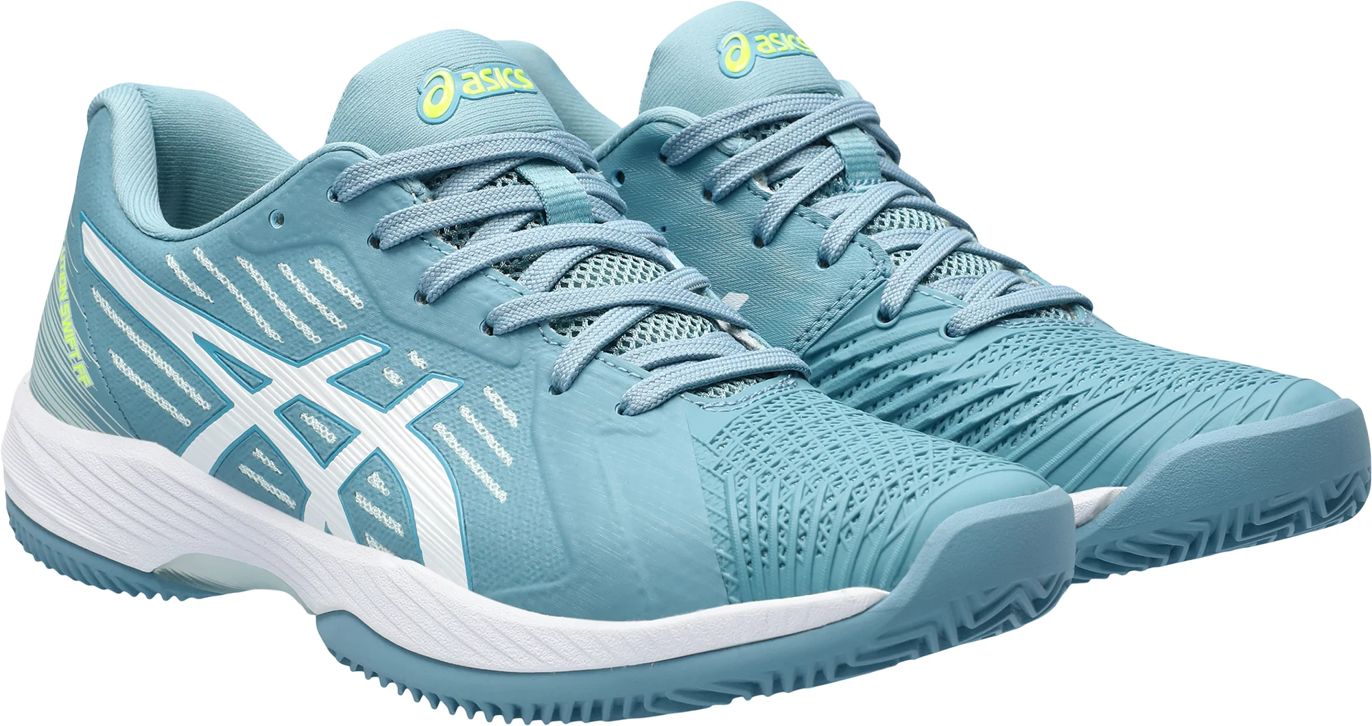 Asics Solution Swift FF Clay Womens Tennis Shoes - Blue - Image 6