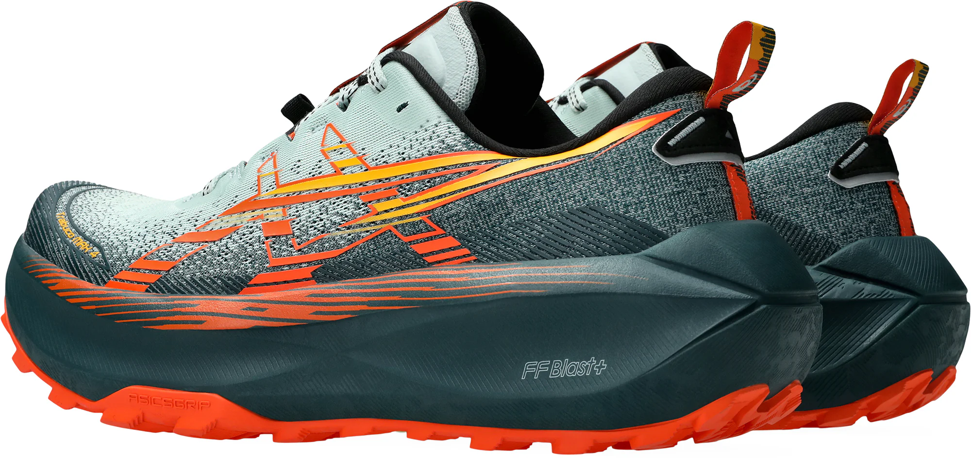 Asics Trabuco Max 4 Mens Trail Running Shoes - Green - Image 5