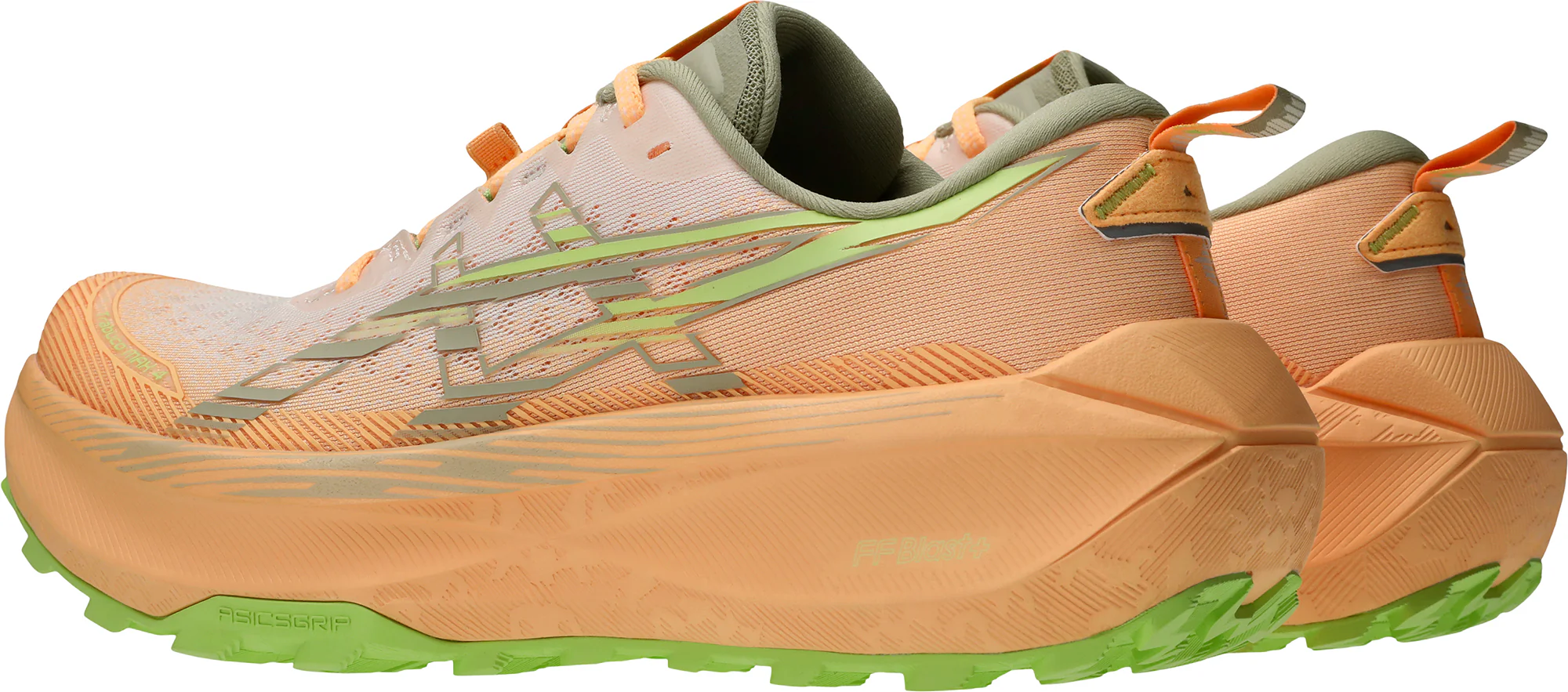 Asics Trabuco Max 4 Mens Trail Running Shoes - Orange - Image 5