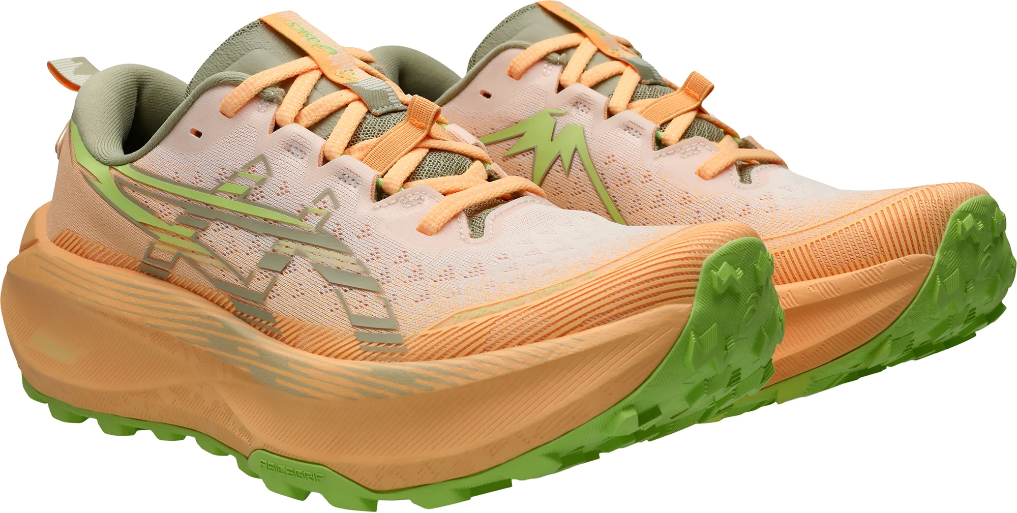 Asics Trabuco Max 4 Mens Trail Running Shoes - Orange - Image 6
