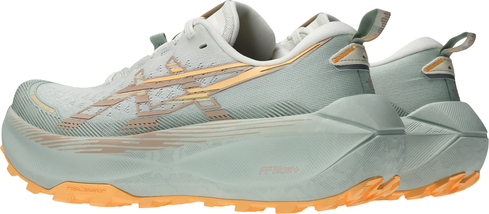 Asics Trabuco Max 4 Womens Trail Running Shoes - Green - Image 5