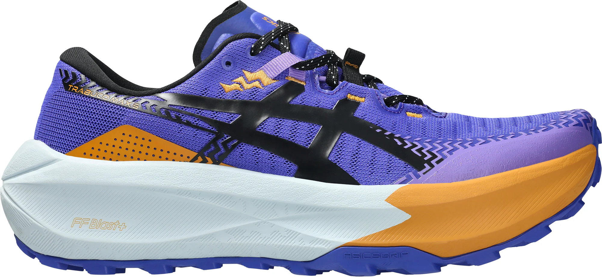 Asics Trabuco Max 5 Mens Trail Running Shoes - Blue