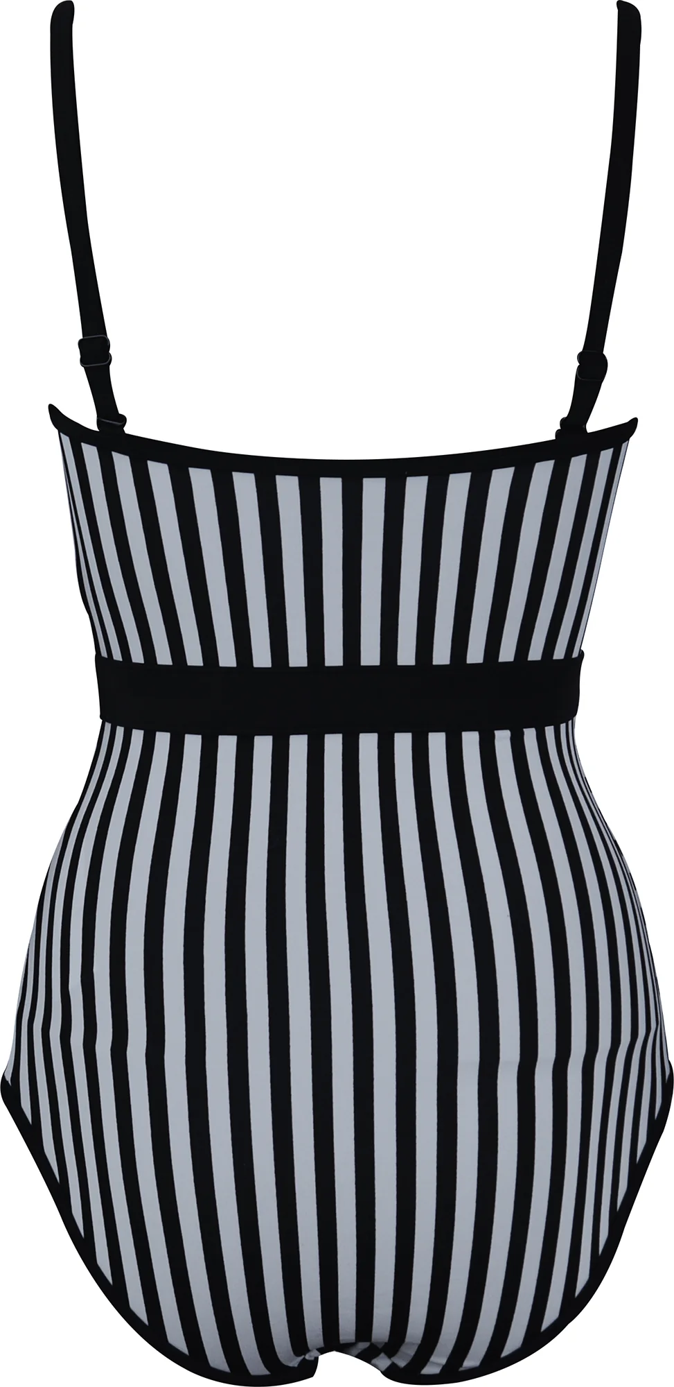 Avon Monochrome Stripe Womens Swimsuit - Black - Image 2