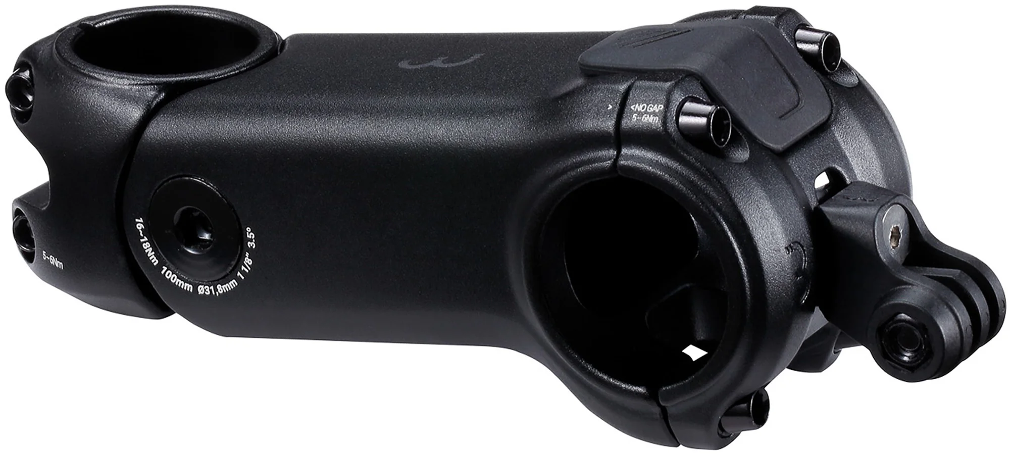 BBB ActionStem Suspension Stem 10° X 31.8mm - Black
