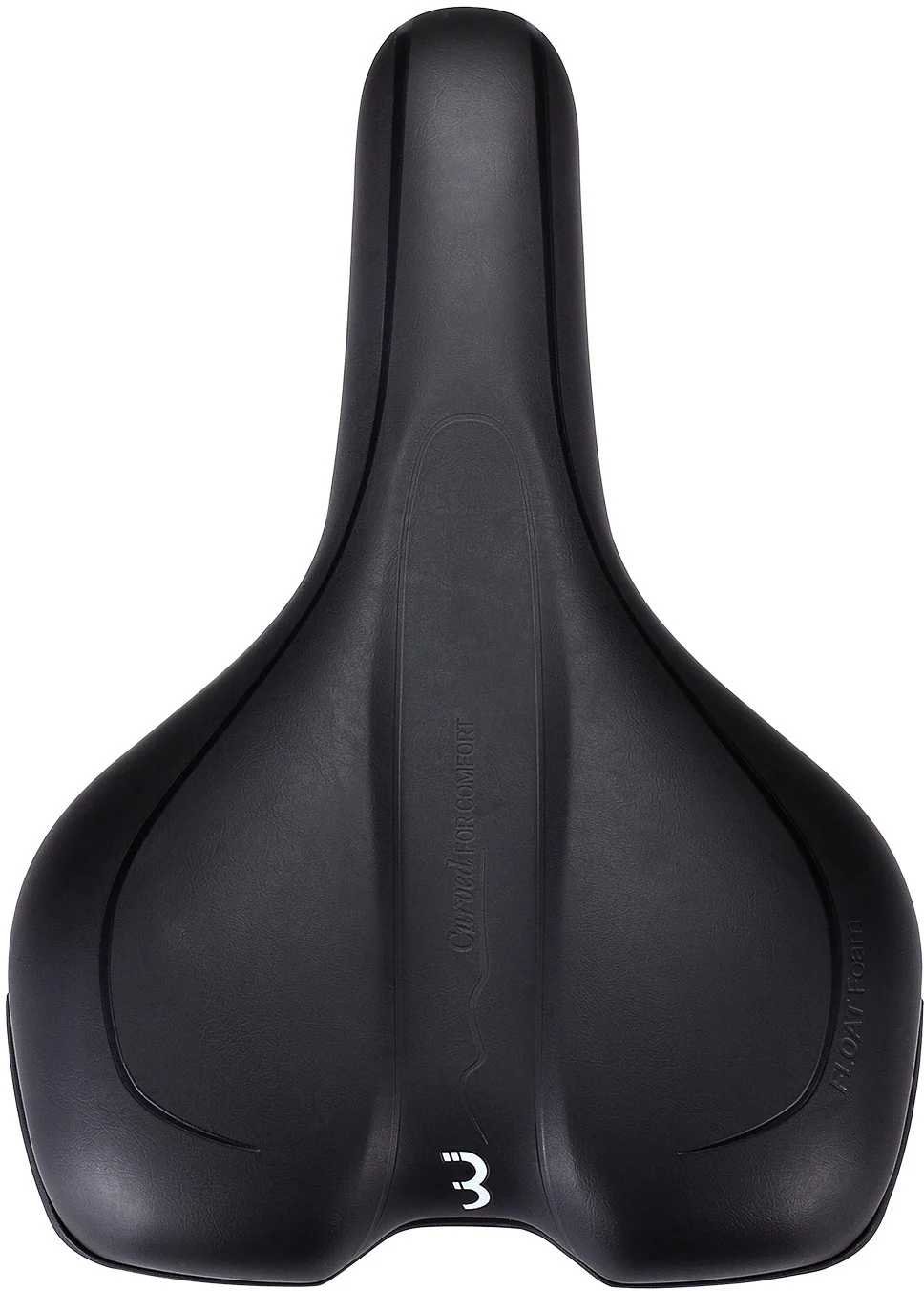 BBB Meander Active Cycling Saddle - Black - Image 3