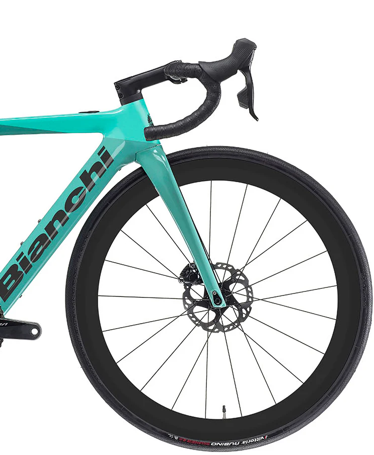 Bianchi E-Oltre 105 Electric Road Bike 2026 - Celeste - Image 3