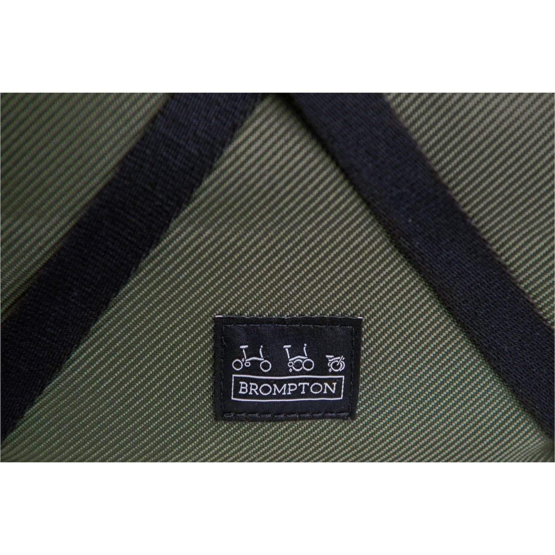 Brompton Borough Medium Roll Top Cycling Bag - Green - Image 3