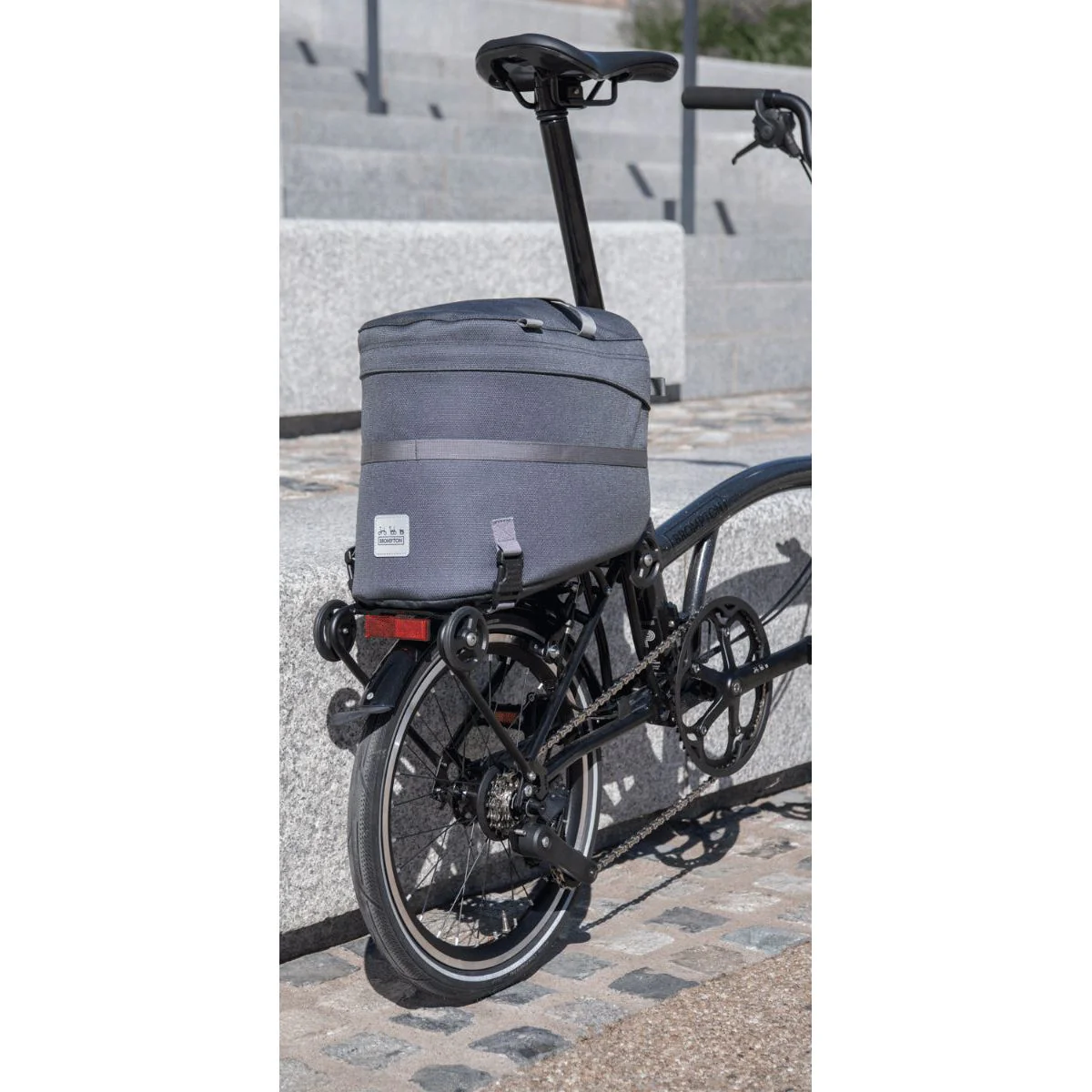 Brompton Borough Roller Rack Bag - Grey - Image 2