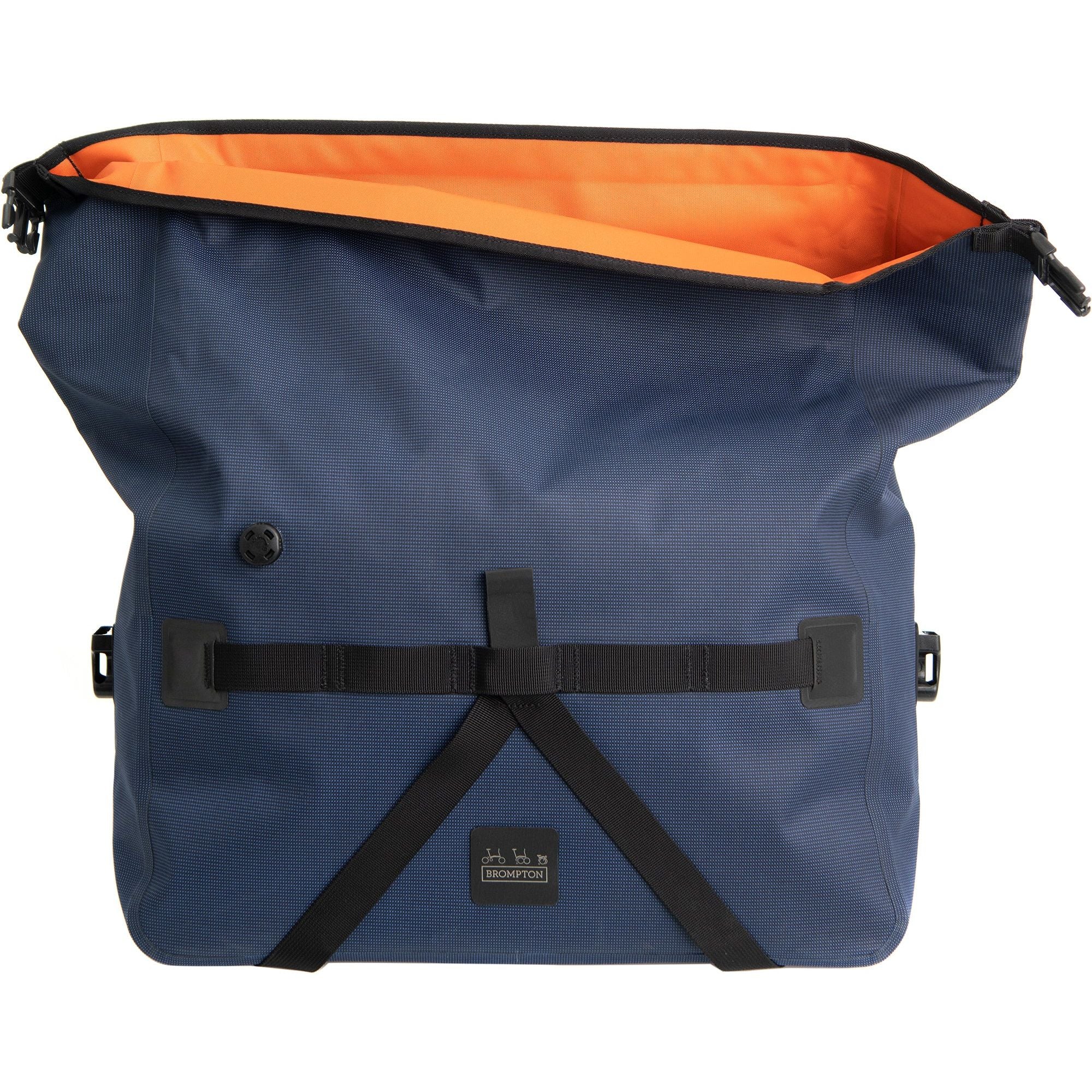 Brompton Borough Waterproof Large Cycling Bag - Navy - Image 3