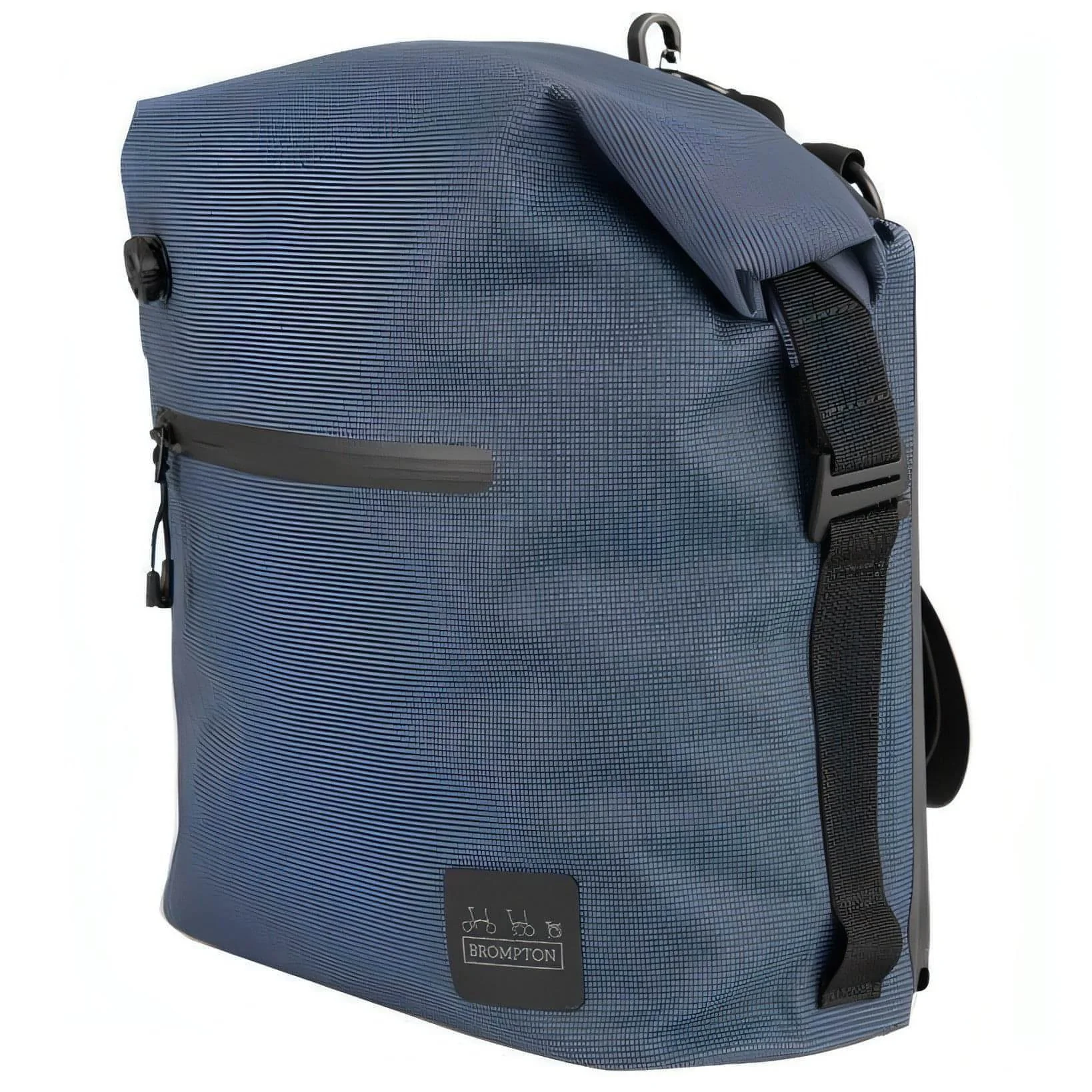 Brompton Borough Waterproof Small Cycling Bag - Navy - Image 2