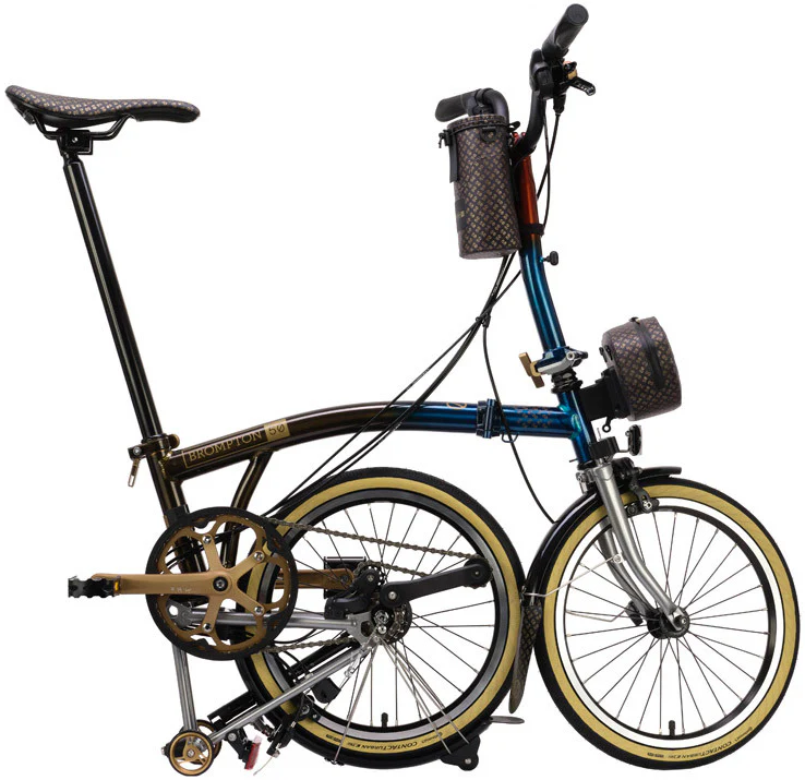 Brompton C Line 12-Speed 1975 Edition Limited Edition Folding Bike - Thermal Fade Lacquer - Image 2