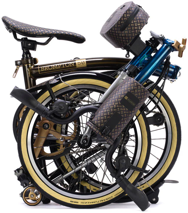 Brompton C Line 12-Speed 1975 Edition Limited Edition Folding Bike - Thermal Fade Lacquer - Image 3