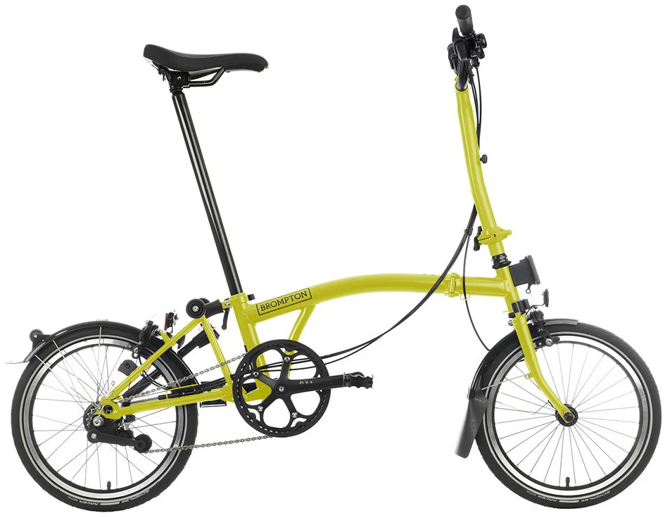 Brompton C Line 6-Speed Folding Bike - Yuzu Lime