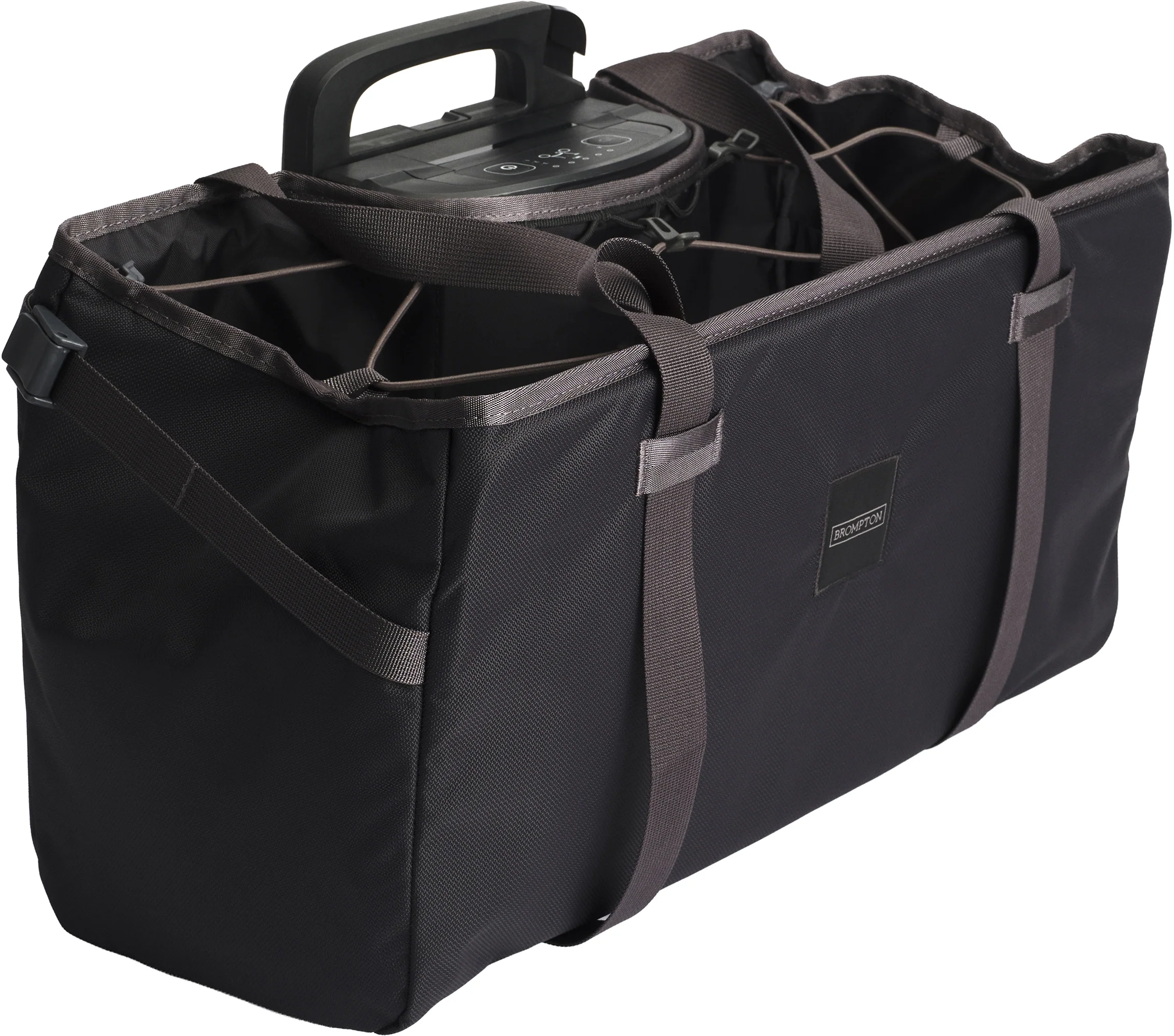Brompton Electric Basket Bag - Black - Image 2