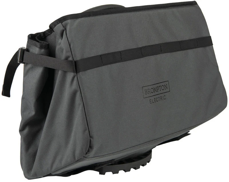 Brompton Electric Basket Bag - Grey - Image 3
