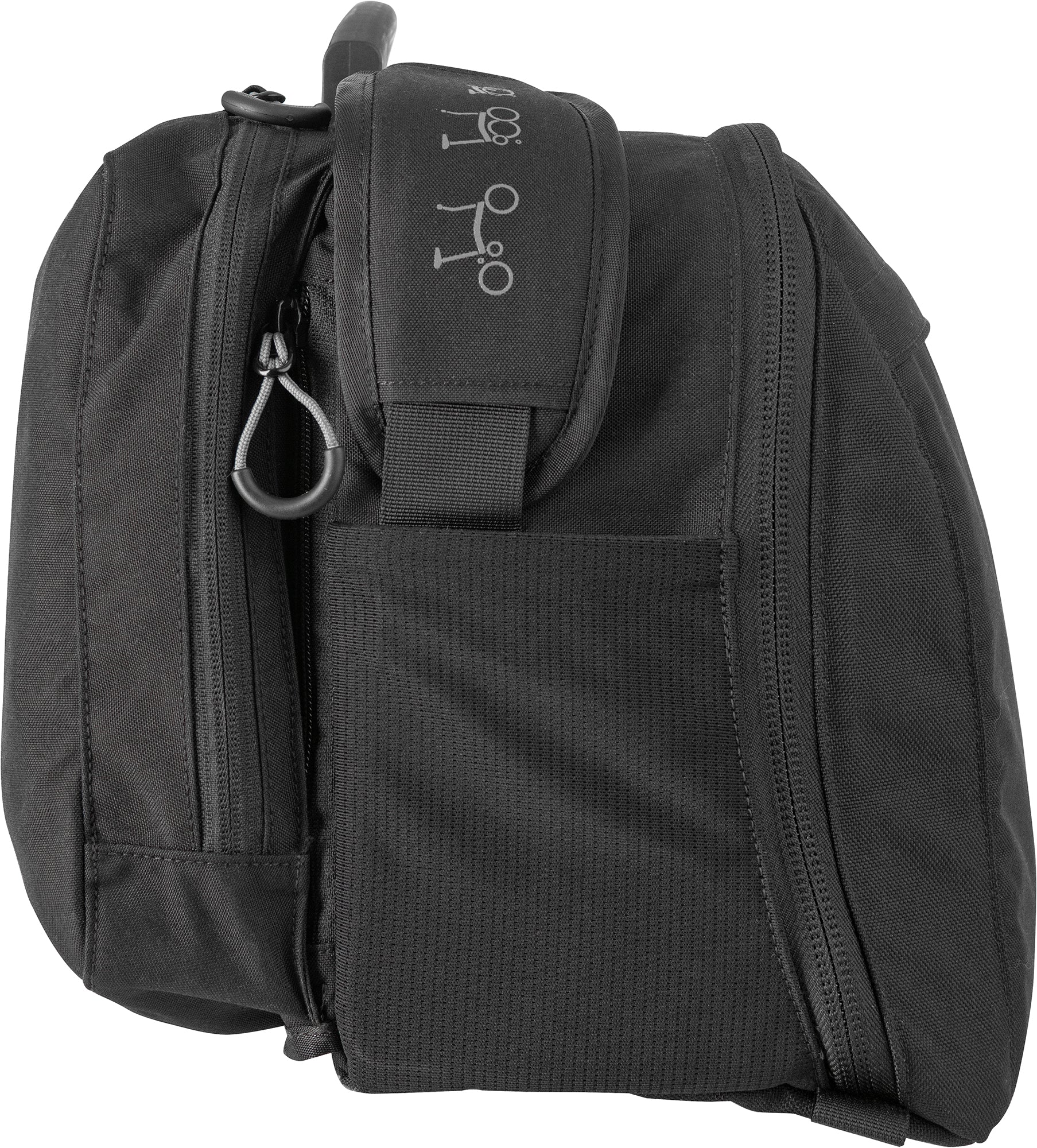 Brompton Electric City Large Bag Plus Frame - Black - Image 5