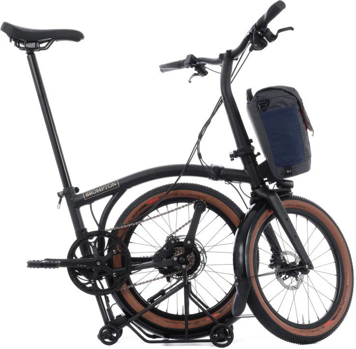 Brompton Electric G Line V2 with Roller Frame 4 Speed Folding Bike - Space Black - Image 3
