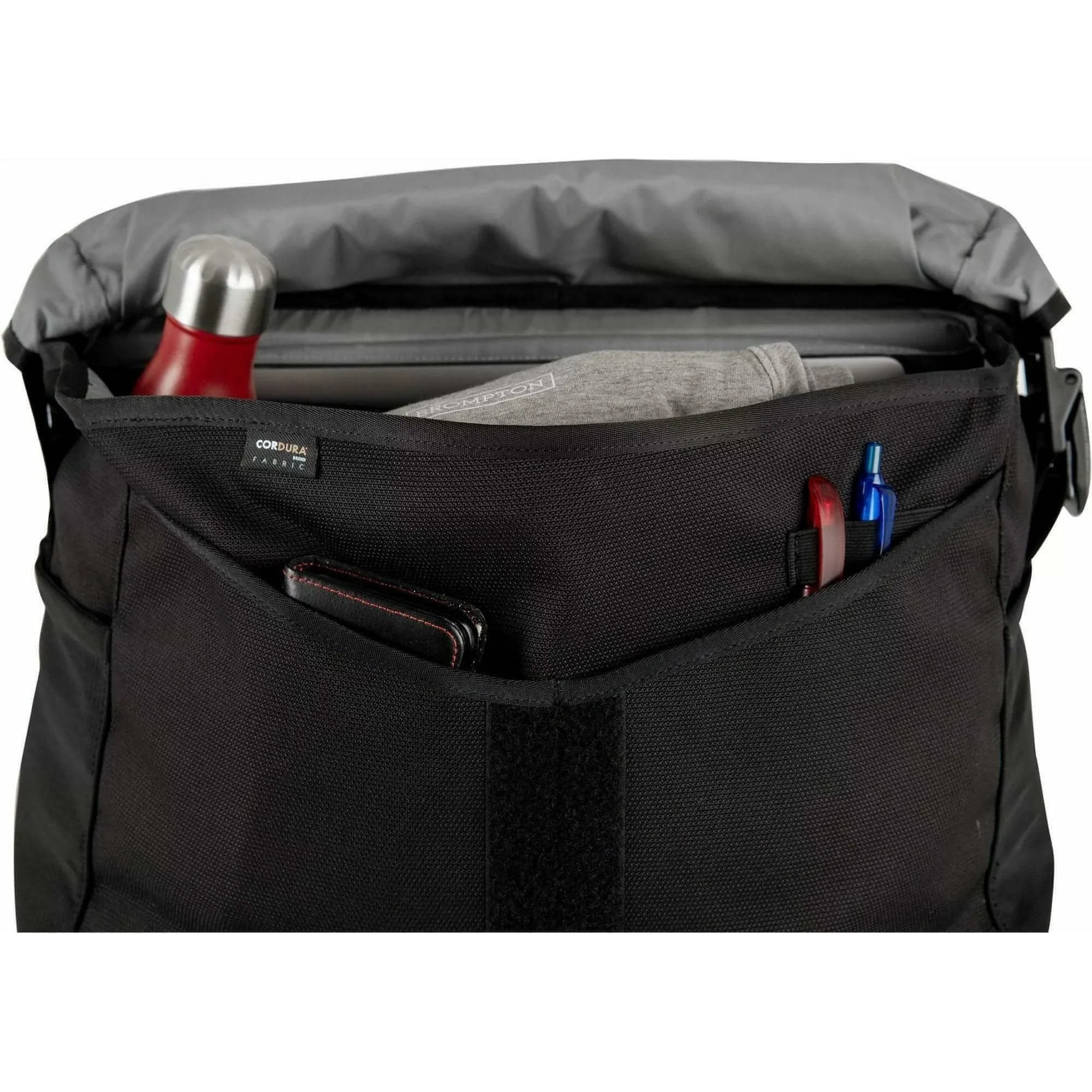 Brompton Metro Large Messenger Bag - Black - Image 3