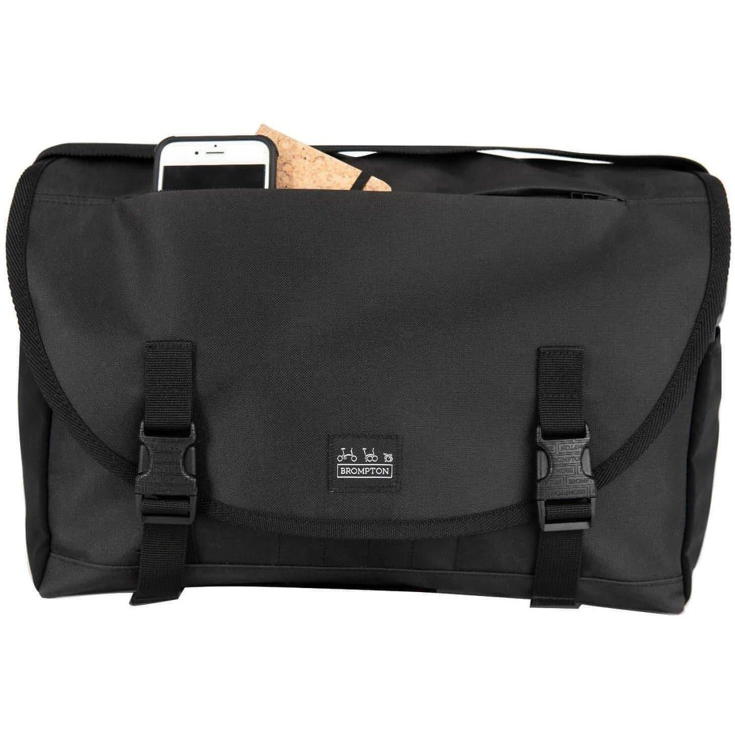 Brompton Metro Medium Messenger Bag - Black - Image 3