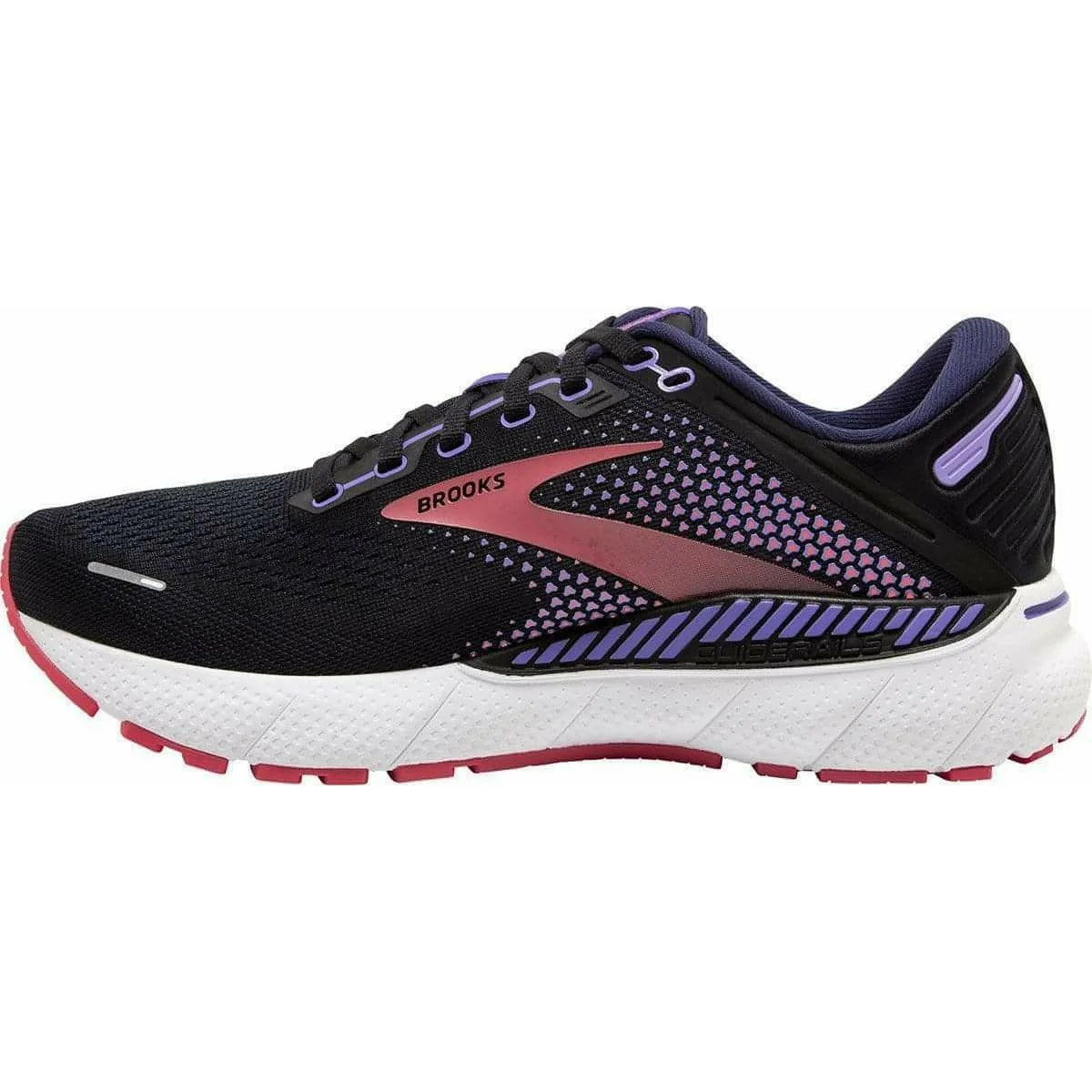 Brooks Adrenaline GTS 22 WIDE FIT Womens Running Shoes - Black - Image 3