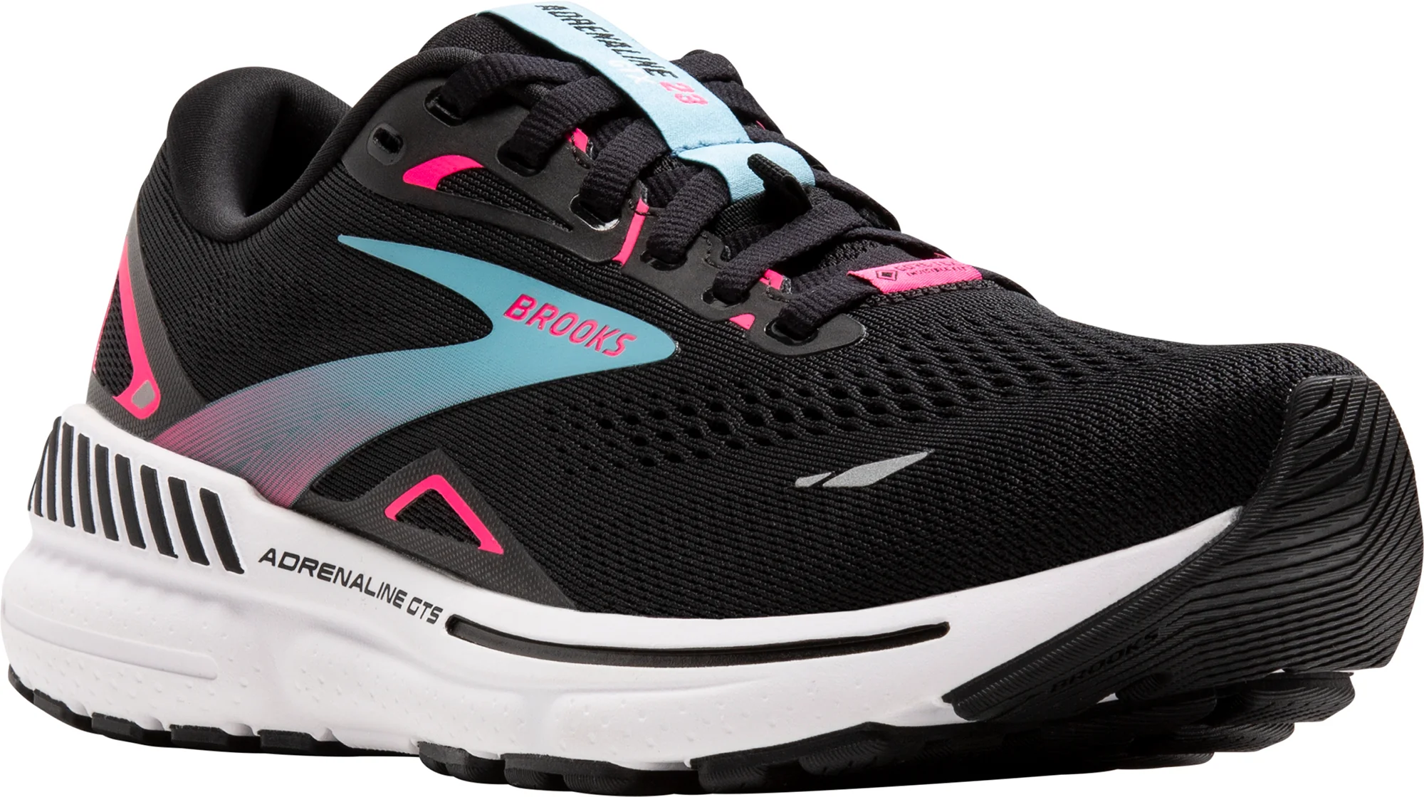 Brooks Adrenaline GTS 23 GORE-TEX Womens Running Shoes - Black - Image 6