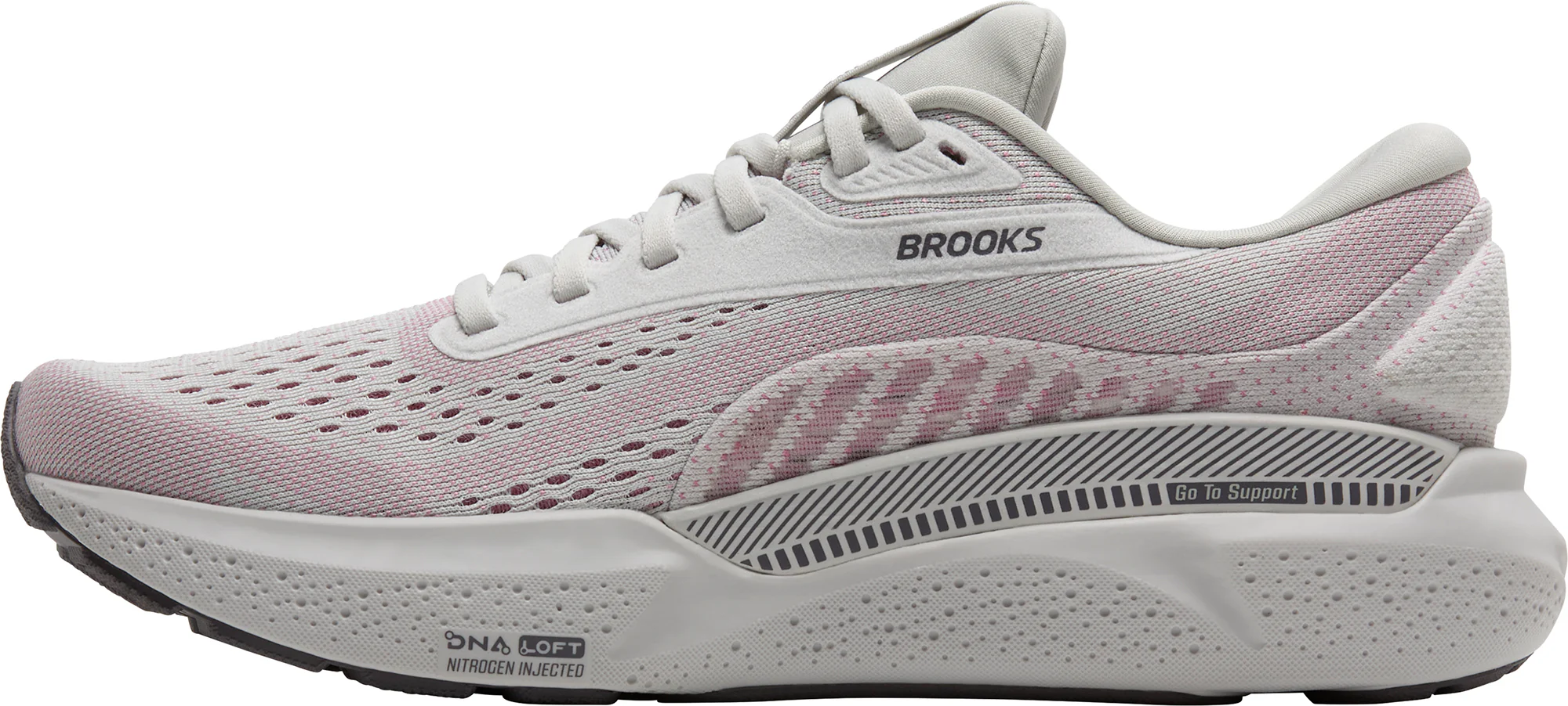 Brooks Adrenaline GTS 24 Womens Running Shoes - Beige - Image 3