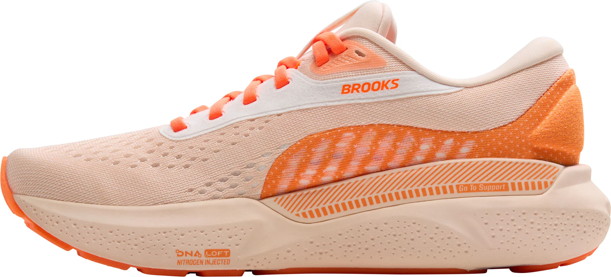 Brooks Adrenaline GTS 24 Womens Running Shoes - Orange - Image 3
