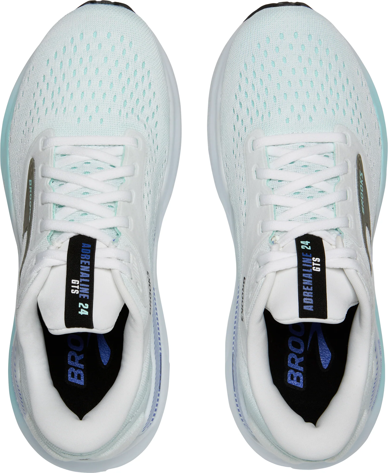 Brooks Adrenaline GTS 24 Womens Running Shoes - White - Image 4