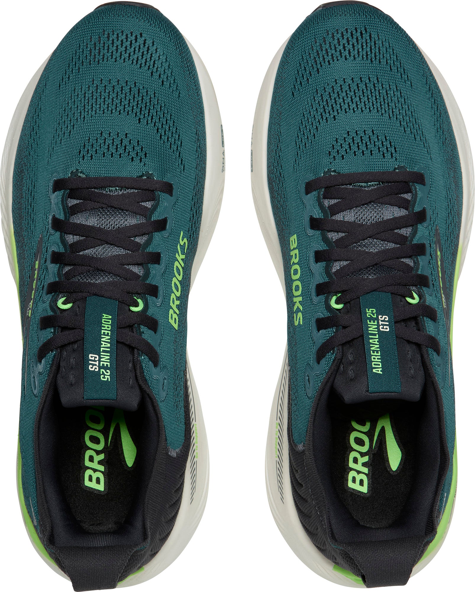 Brooks Adrenaline GTS 25 Mens Running Shoes - Green - Image 4