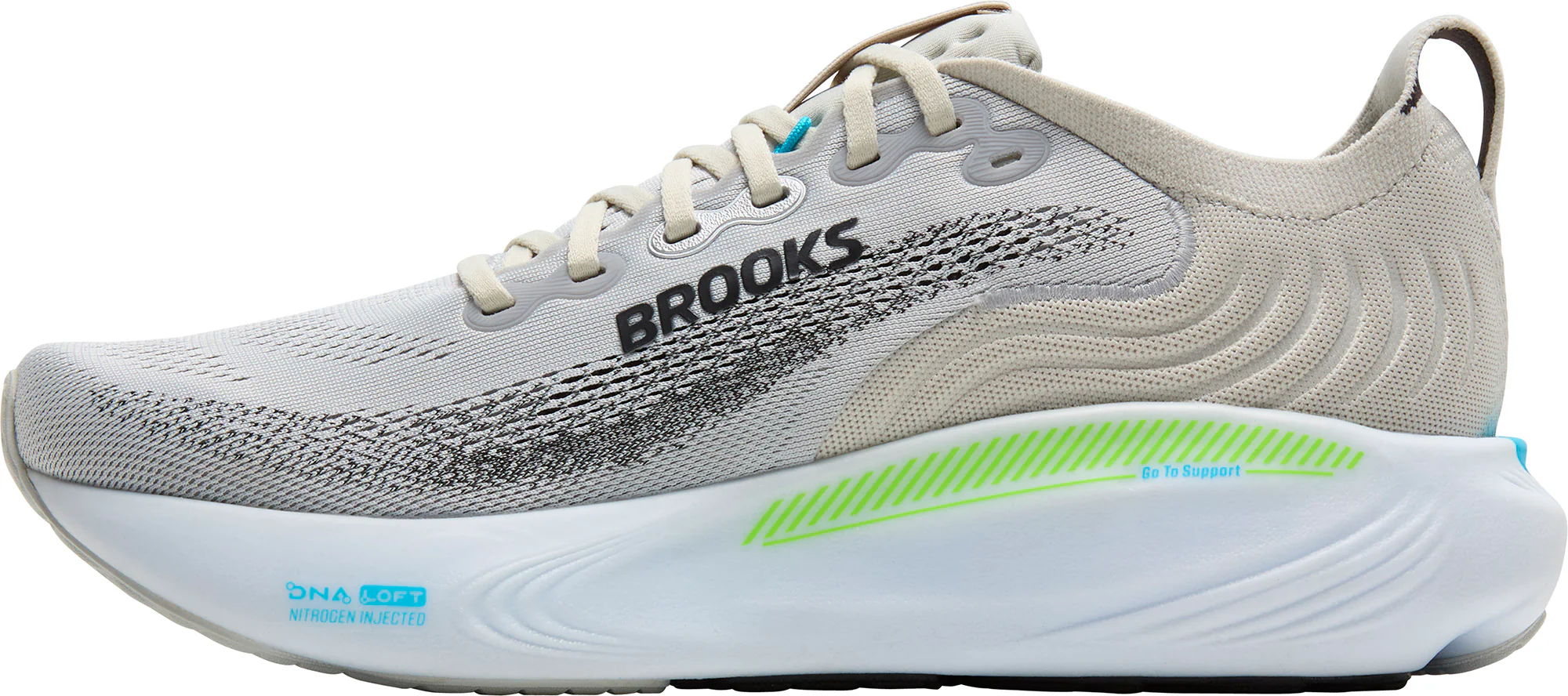 Brooks Adrenaline GTS 25 Mens Running Shoes - Grey - Image 3