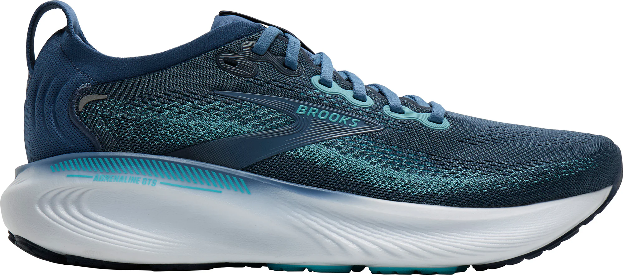 Brooks Adrenaline GTS 25 WIDE FIT Mens Running Shoes - Blue