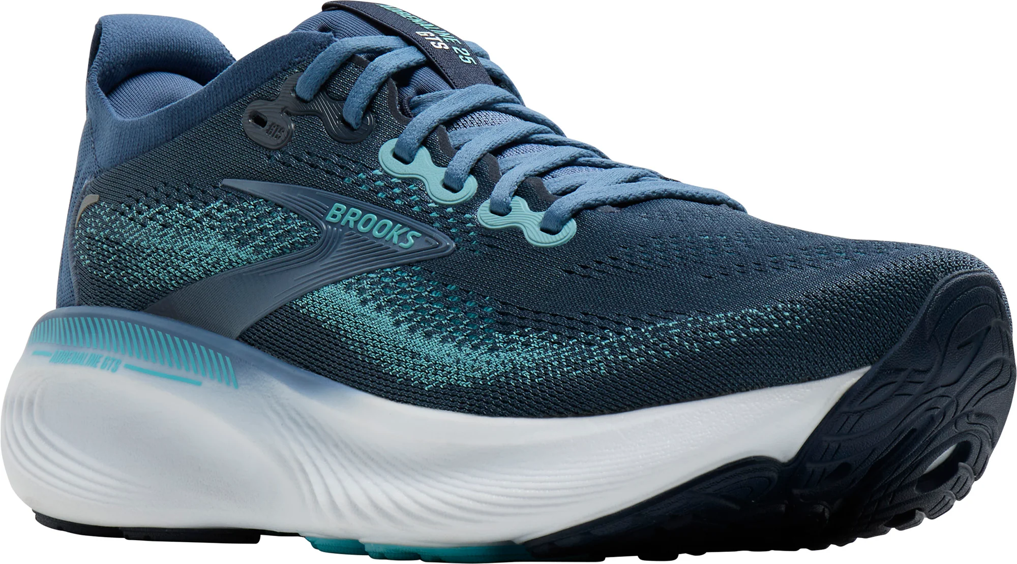 Brooks Adrenaline GTS 25 WIDE FIT Mens Running Shoes - Blue - Image 6