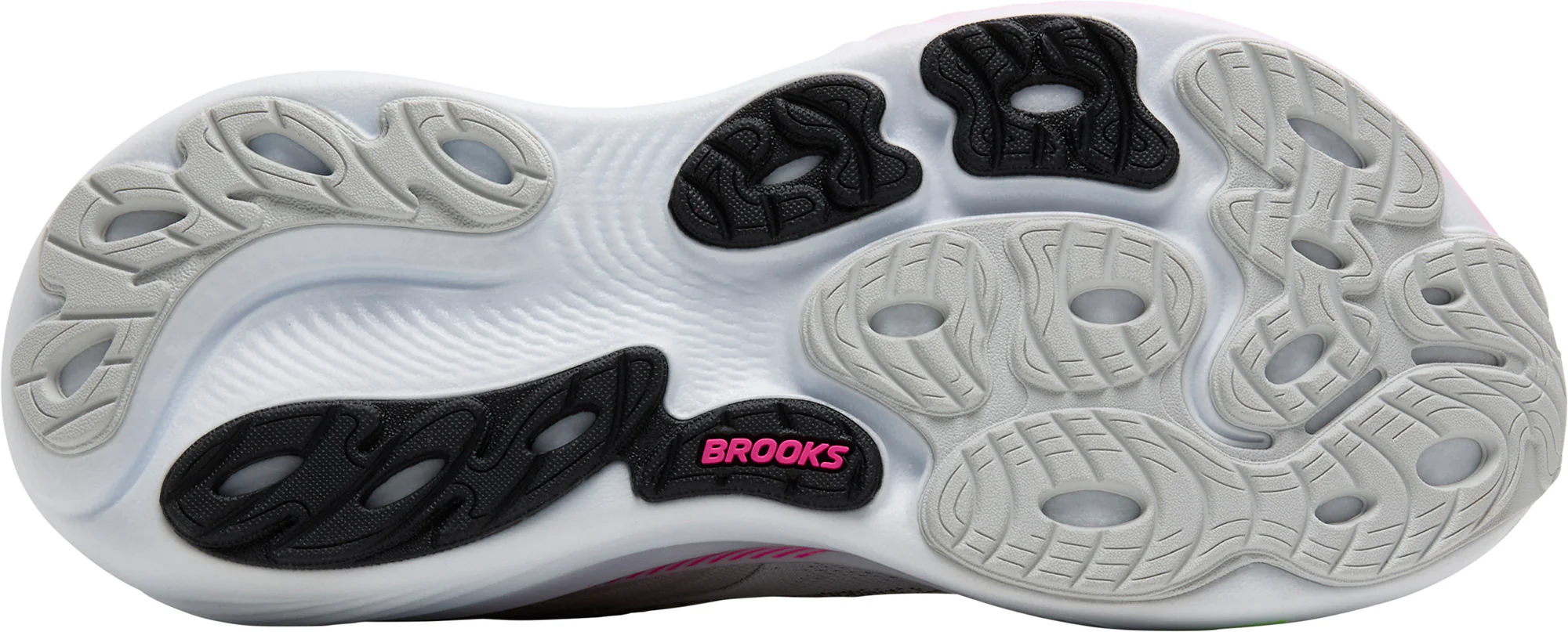 Brooks Adrenaline GTS 25 WIDE FIT Womens Running Shoes - Grey - Image 2