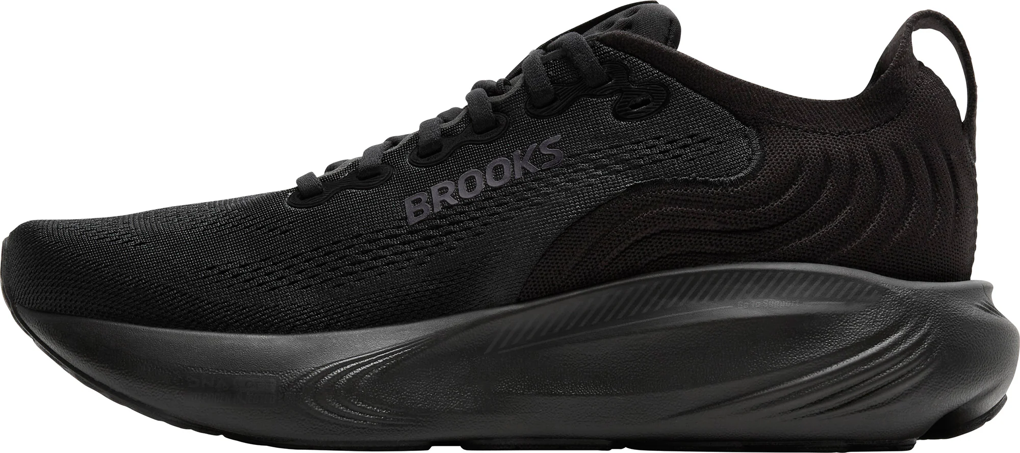 Brooks Adrenaline GTS 25 Womens Running Shoes - Black - Image 3