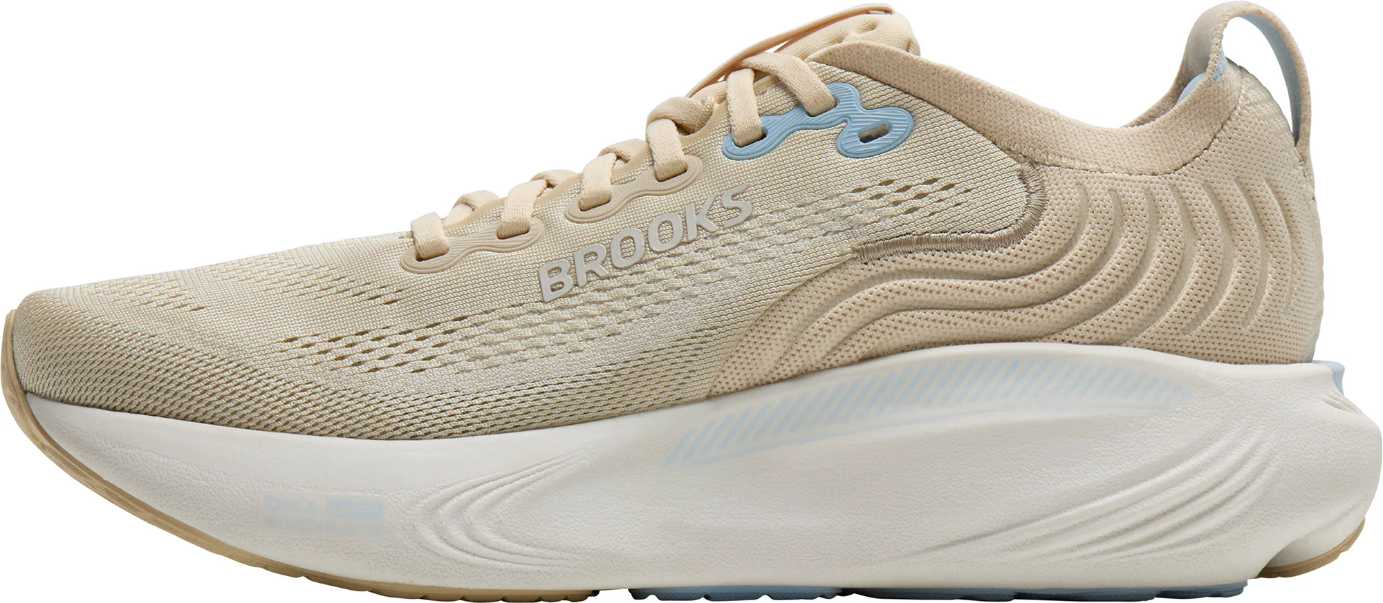 Brooks Adrenaline GTS 25 Womens Running Shoes - Cream - Image 3