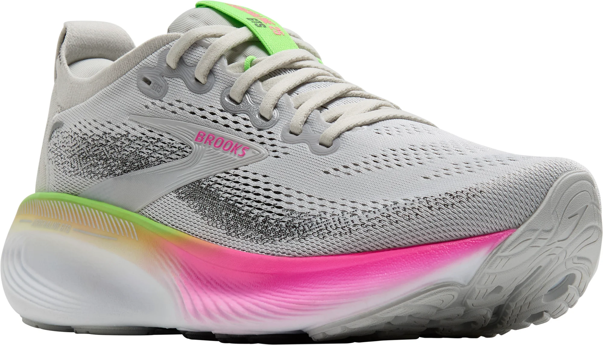 Brooks Adrenaline GTS 25 Womens Running Shoes - Grey - Image 6
