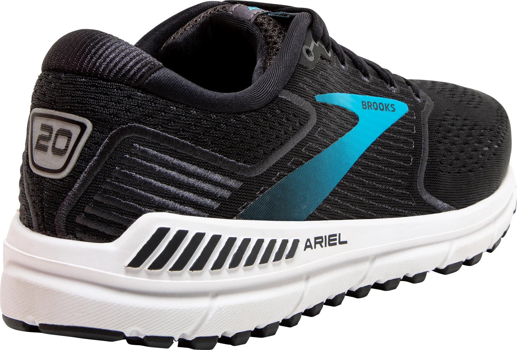 Brooks Ariel 20 WIDE FIT Womens Running Shoes - Black - Image 5