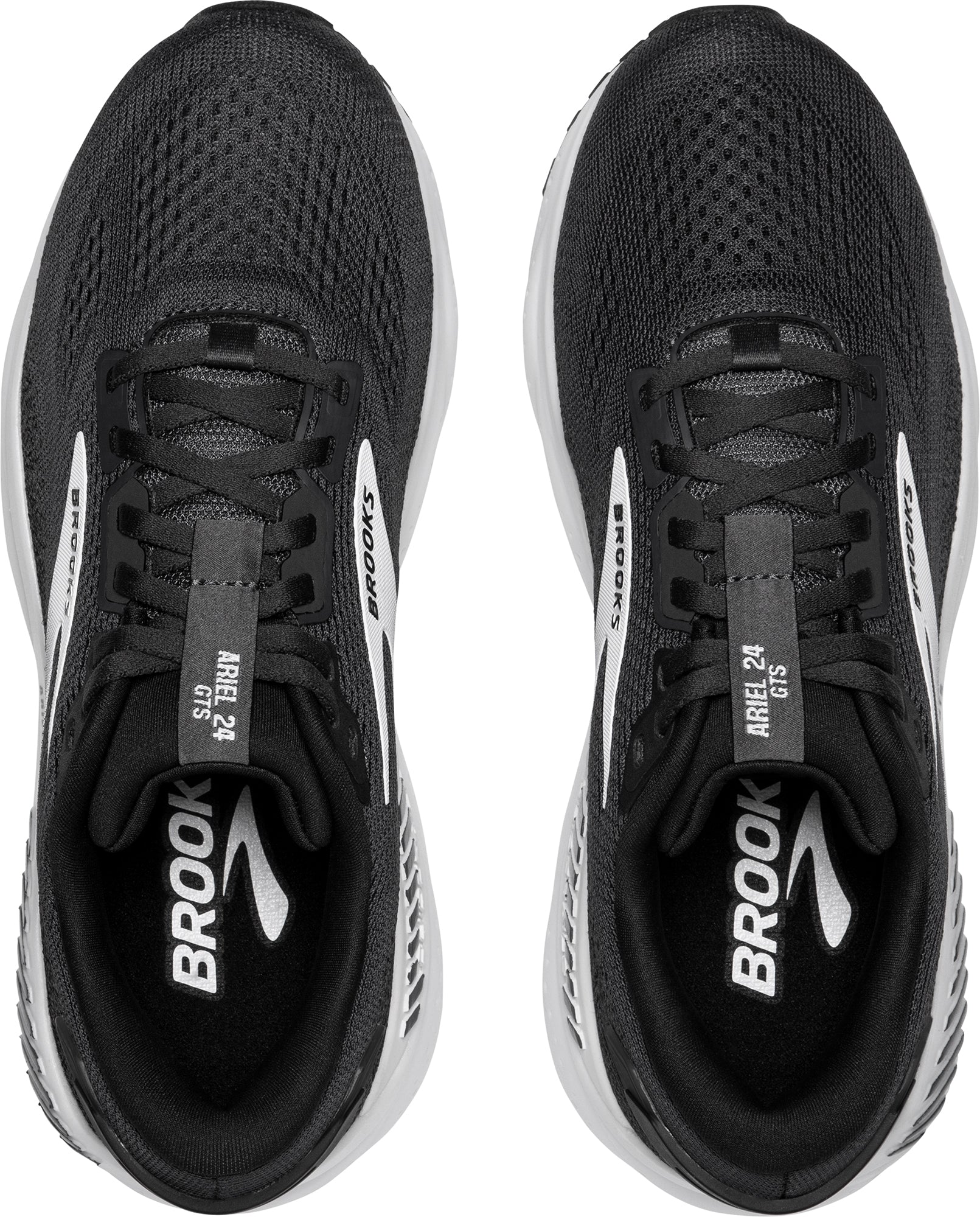 Brooks Ariel GTS 24 WIDE FIT Womens Running Shoes - Black - Image 4