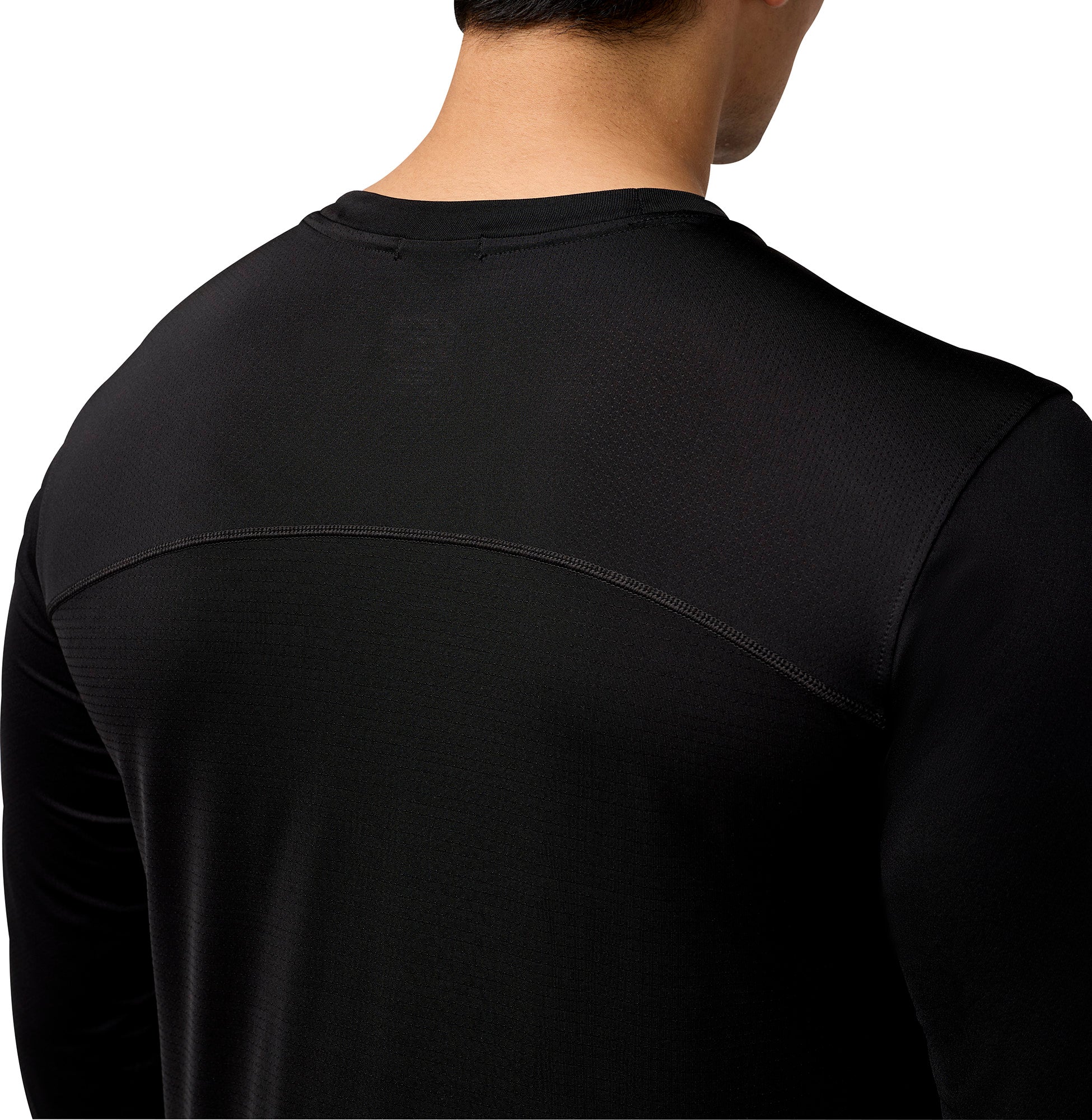Brooks Atmosphere 3.0 Long Sleeve Mens Running Top - Black - Image 3