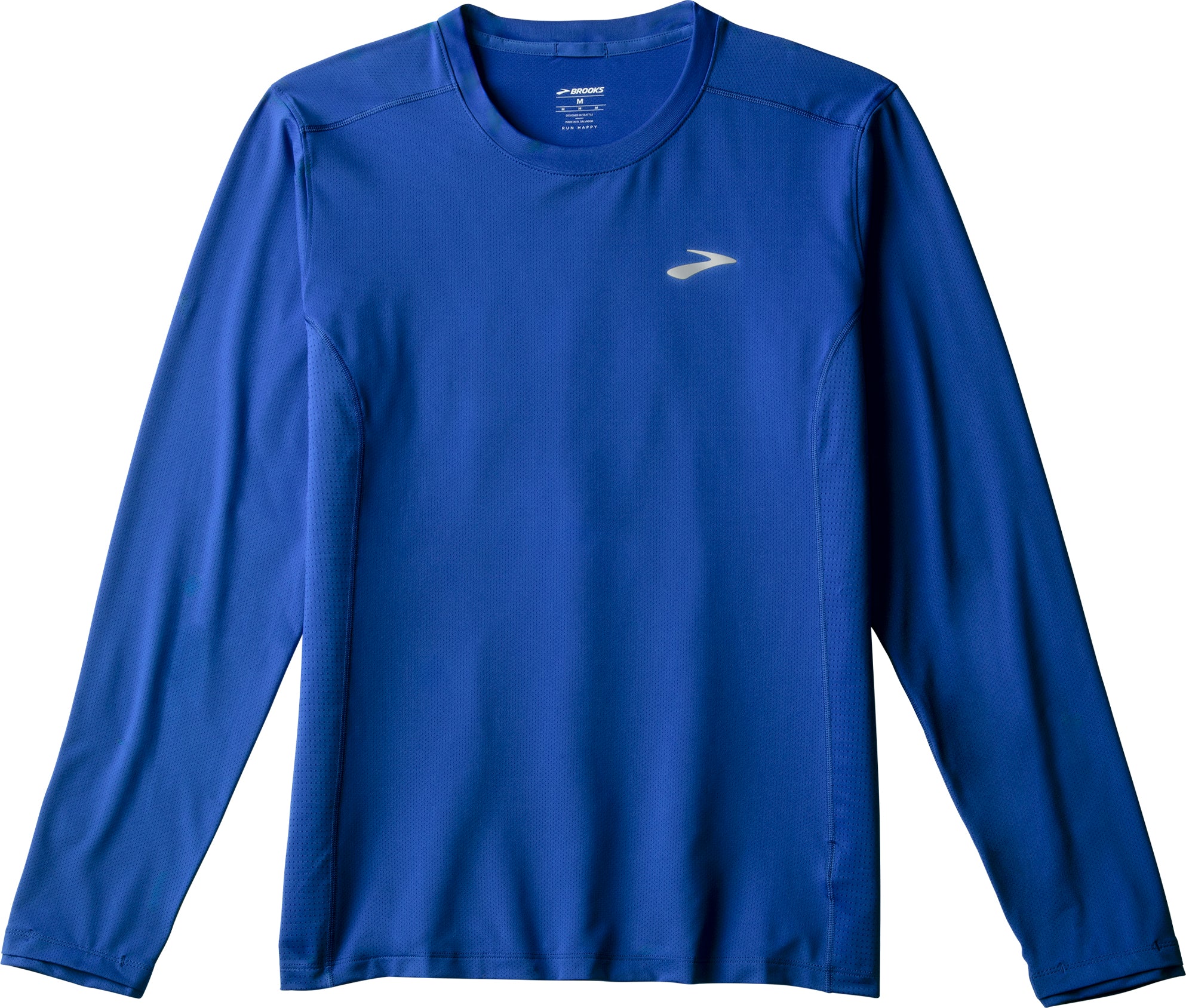 Brooks Atmosphere 3.0 Long Sleeve Mens Running Top - Blue - Image 4