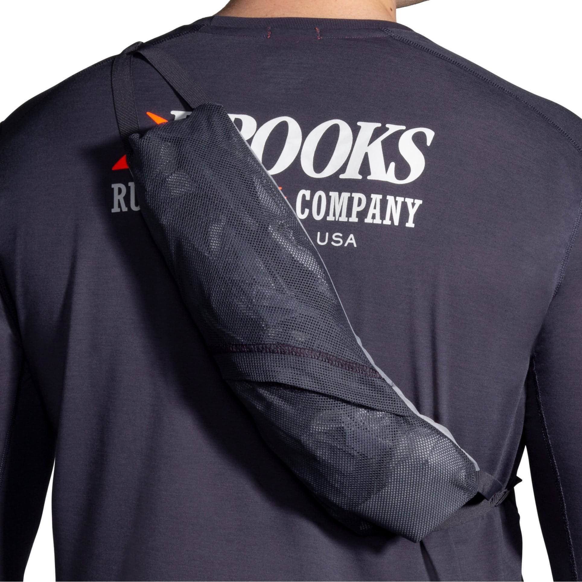 Brooks Canopy Mens Running Jacket - Grey - Image 6