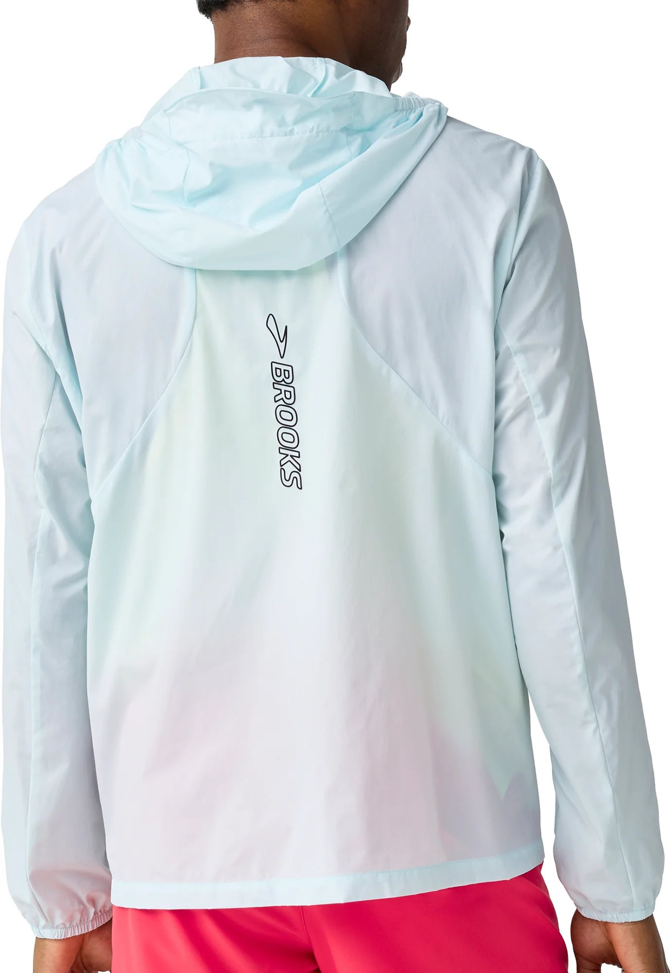 Brooks Canopy Packable Mens Running Jacket - Blue - Image 2