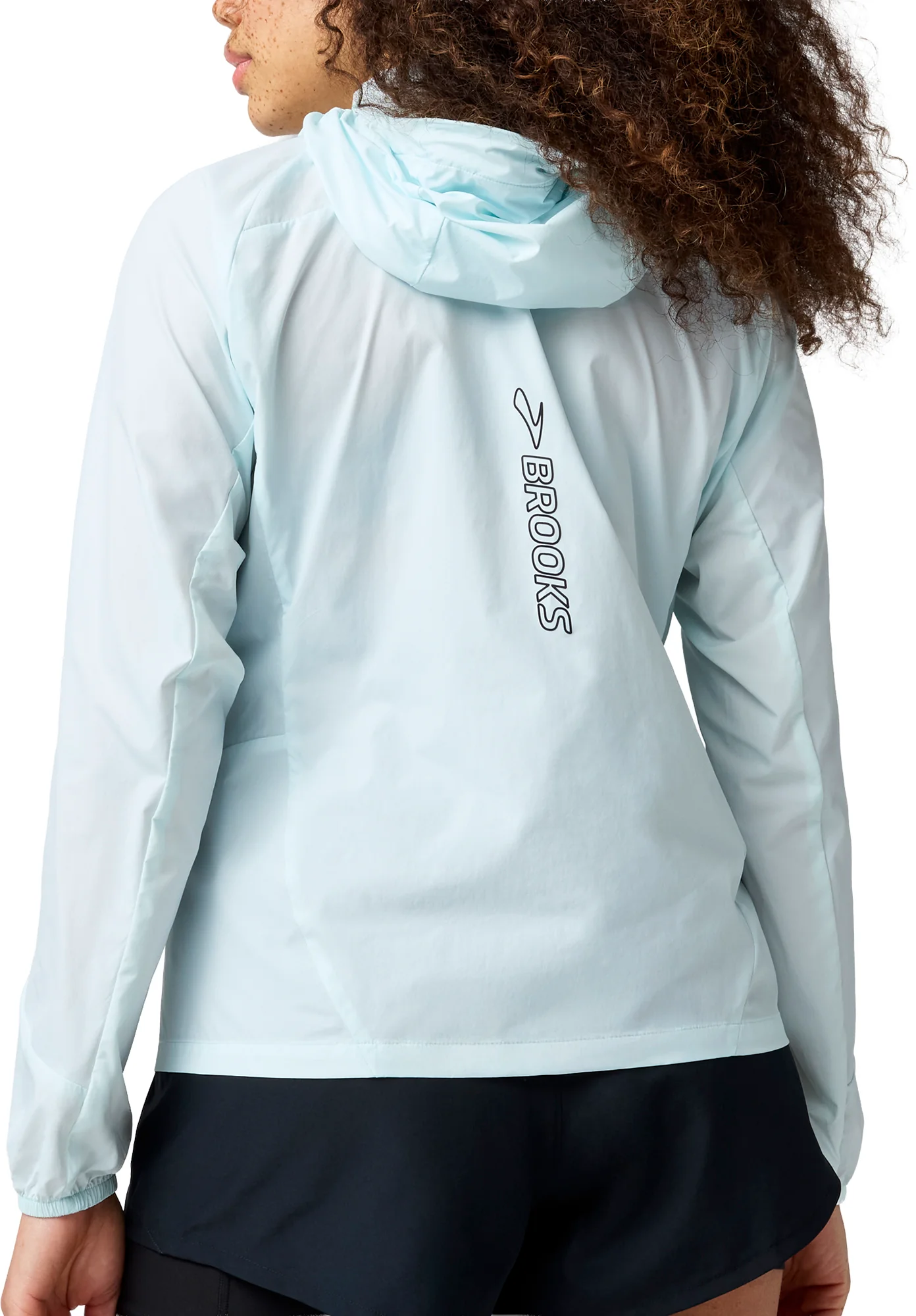 Brooks Canopy Packable Womens Running Jacket - Blue - Image 2