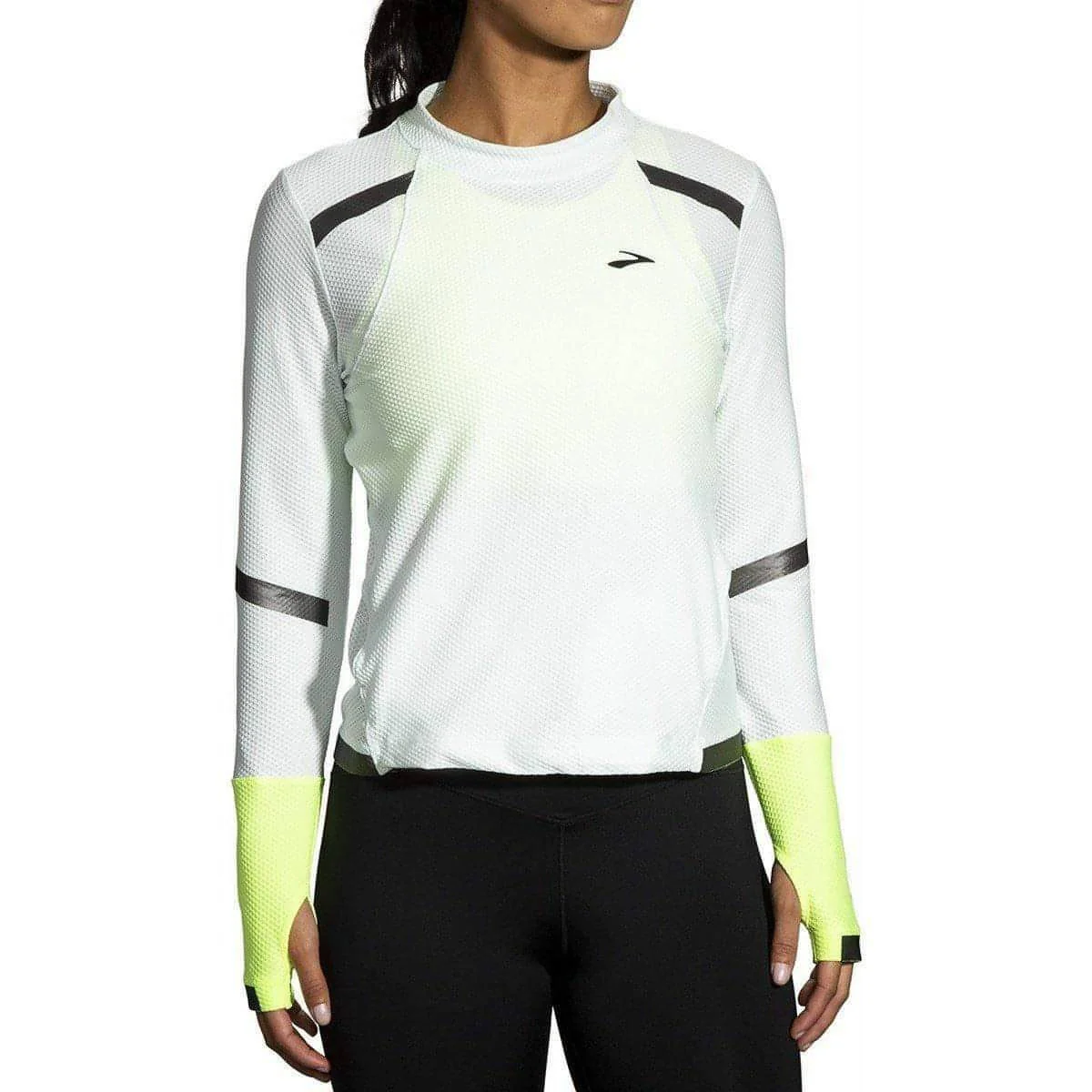 Brooks Carbonite Long Sleeve Womens Running Top - Grey