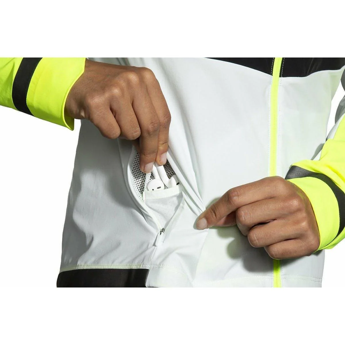 Brooks Carbonite Womens Running Jacket - Grey - Image 4